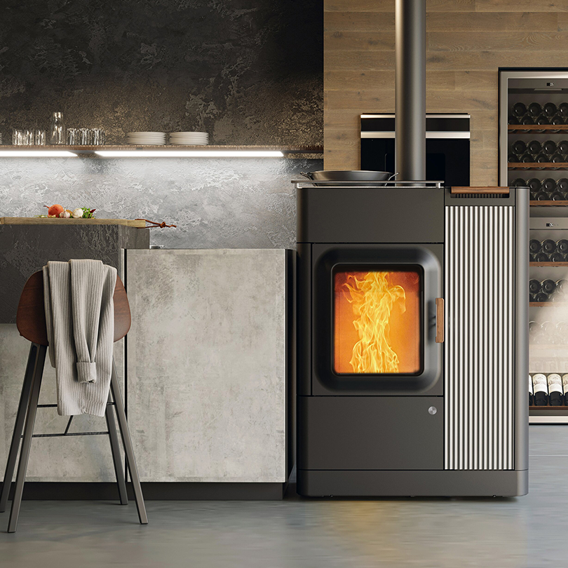 Austroflamm Mo Duo Cook Hybride Kachel