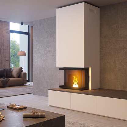 Nordic Fire Inbouw met 3 zijdige ruit
